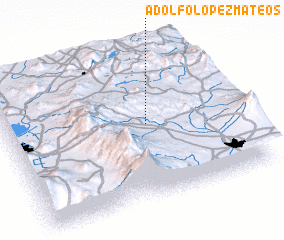 3d view of Adolfo López Mateos