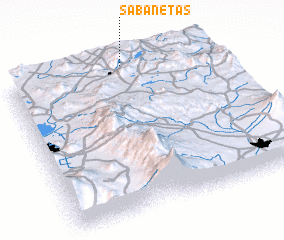 3d view of Sabanetas