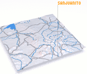 3d view of San Juanito