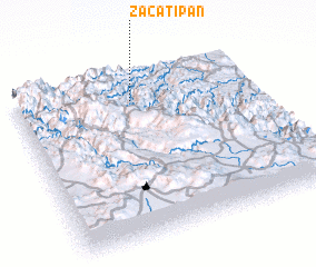 3d view of Zacatipan