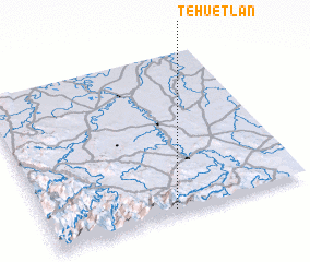 3d view of Tehuetlán