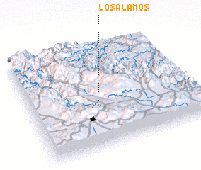 3d view of Los Álamos