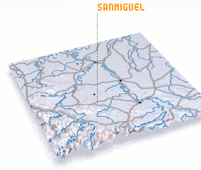 3d view of San Miguel