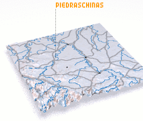 3d view of Piedras Chinas