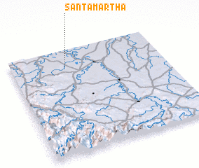 3d view of Santa Martha