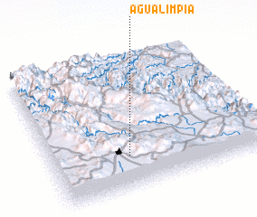3d view of Agua Limpia