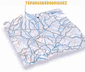 3d view of Tepango de Rodríguez