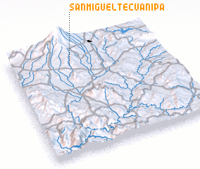 3d view of San Miguel Tecuanipa