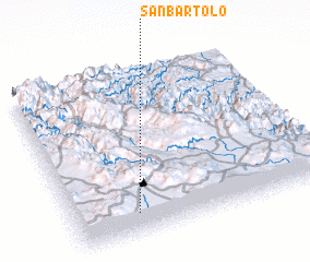 3d view of San Bartolo