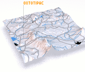 3d view of Oxtotipac