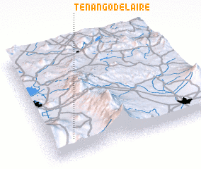 3d view of Tenango del Aire