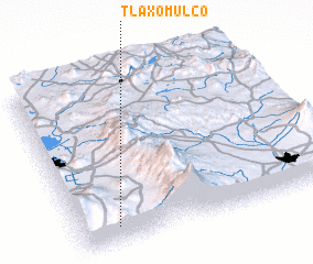 3d view of Tlaxomulco