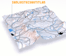 3d view of San Luis Tecuautitlán