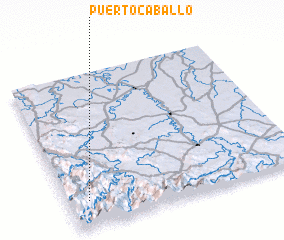 3d view of Puerto Caballo
