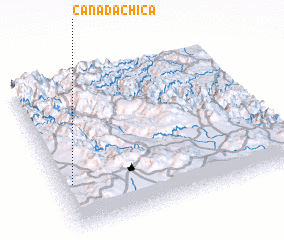 3d view of Cañada Chica