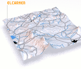 3d view of El Carmen