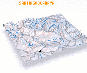 3d view of Santiago de Anaya