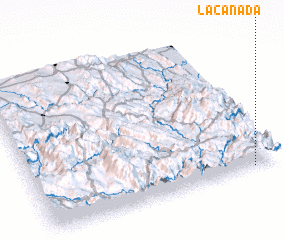 3d view of La Cañada