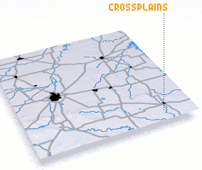 3d view of Cross Plains