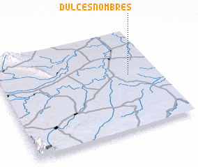 3d view of Dulces Nombres