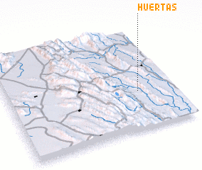 3d view of Huertas