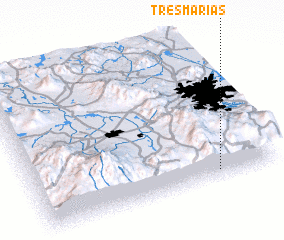 3d view of Tres Marías