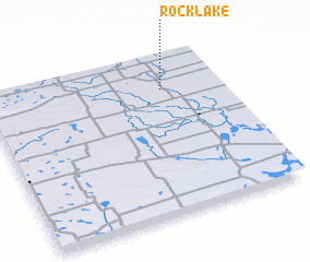 3d view of Rock Lake