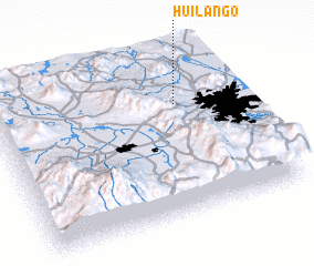 3d view of Huilango