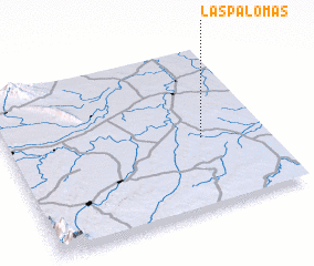 3d view of Las Palomas