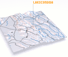 3d view of La Escondida
