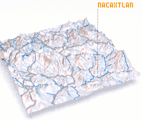 3d view of Nacaxtlán