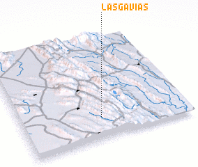 3d view of Las Gavias