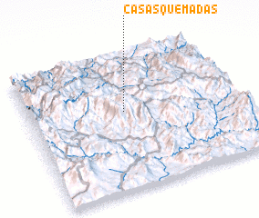 3d view of Casas Quemadas