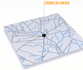 3d view of Charco Largo