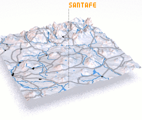 3d view of Santa Fé