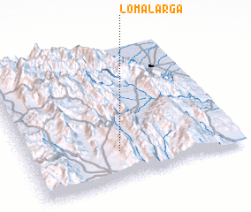 3d view of Loma Larga