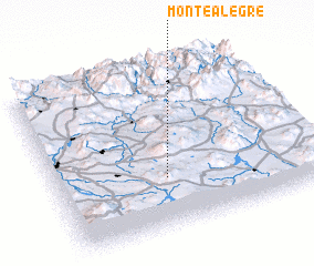 3d view of Monte Alegre