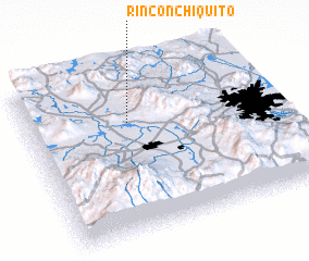 3d view of Rincón Chiquito