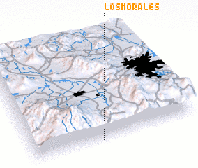 3d view of Los Morales