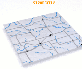 3d view of Strong City