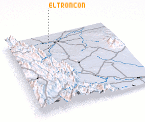 3d view of El Troncón