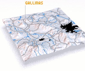 3d view of Gallinas