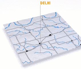 3d view of Delhi