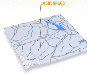 3d view of Los Nogales