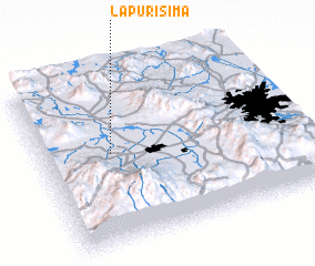 3d view of La Purísima