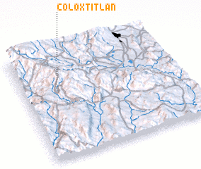 3d view of Coloxtitlán