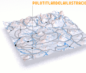 3d view of Polotitlán de la Ilustración