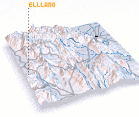 3d view of El Llano