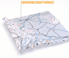 3d view of San Ignacio de Torres