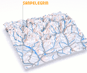 3d view of San Pelegrín